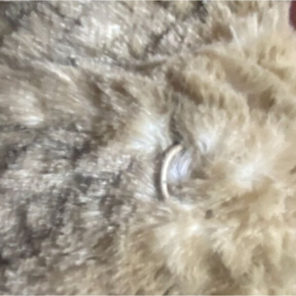 Adrienne Landau Womens Faux Fur Short Coat W/ Hook & Eye Closures-Tan-Sz 1X-NWT - Picture 8 of 10